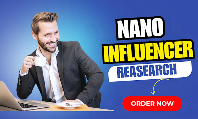 do manual nano influencer research and micro influencer research