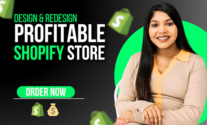 design shopify dropshipping store