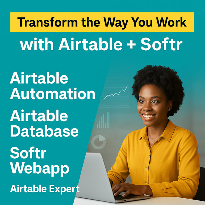 build airtable automation, airtable CRM, airtable database and softr webapp