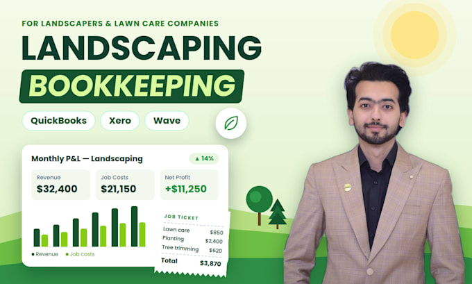 do landscaping business bookkeeping and quickbooks online cleanup
