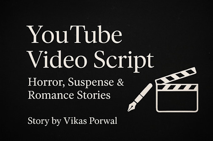 write a captivating youtube video script and story