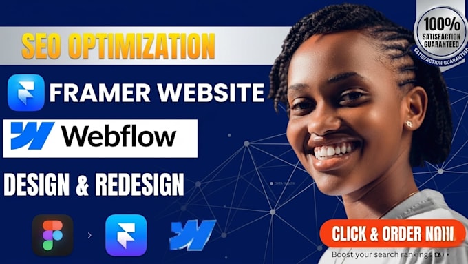redesign your framer website and improve SEO, figma to framer, webflow to framer