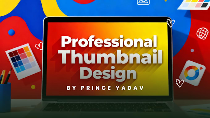 design eye catching thumbnail for social media
