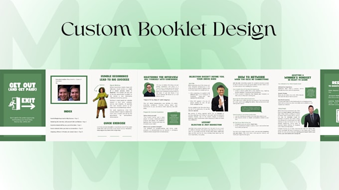 design your brochure, booklet or infographic