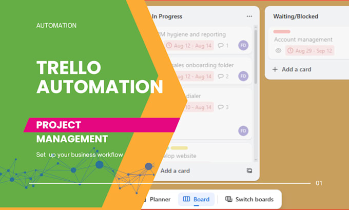 create and automate your trello board for efficient project management