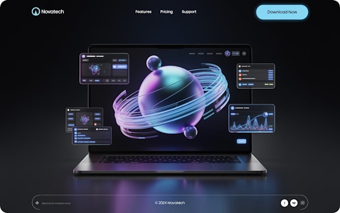 create 3d interactive lottie, json, rive animation for your website and app