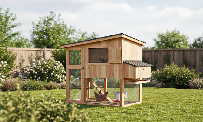design a custom and easy to build DIY chicken coop plan