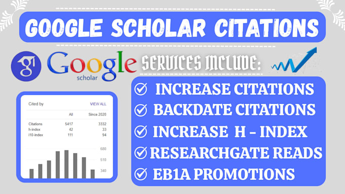 increase and backdate google scholar citations