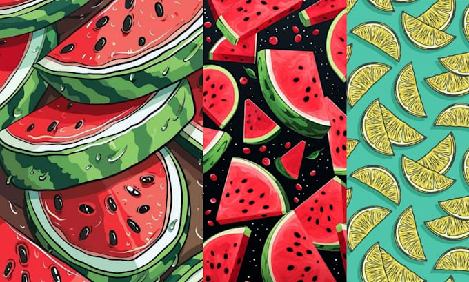 create your own food pop art design