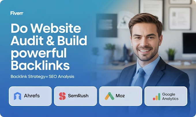 do a full website SEO audit, and build a backlink strategy