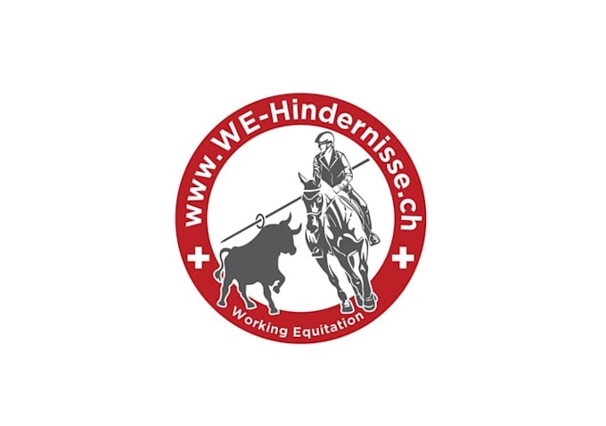 design pictorial worker logo for working equitation