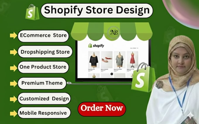 design, redesign shopify store, shopify drops shipping store