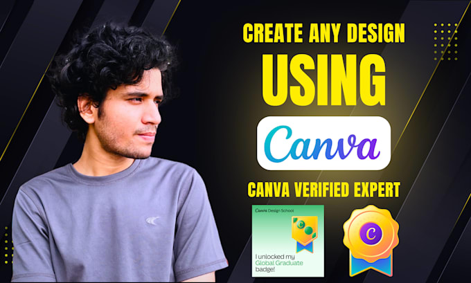 design or edit any canva project flyers, posters, social posts and more