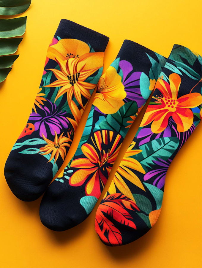 make a custom and pattern socks design