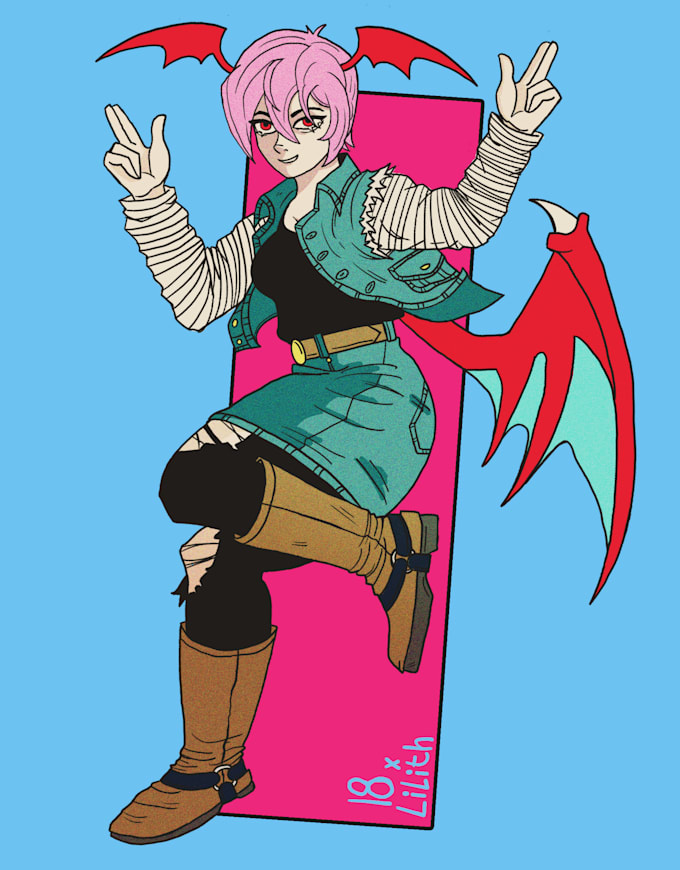 digital art in comic style
