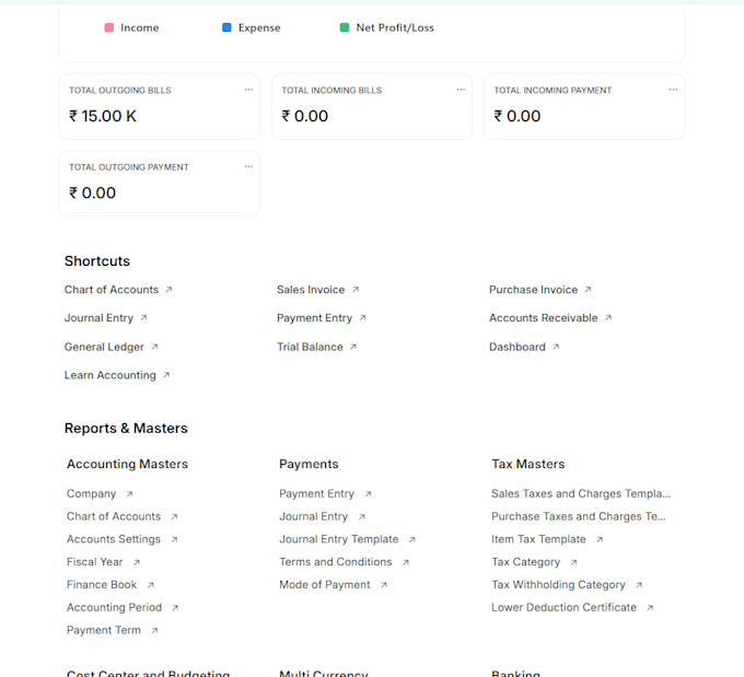 setup erpnext tailored to your needs