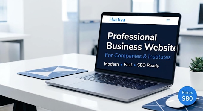 build a modern website for small business or institute