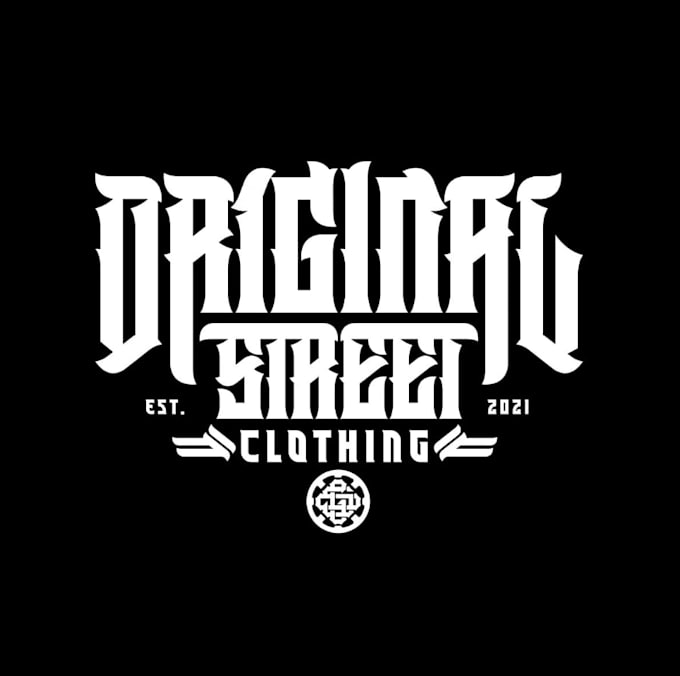 design custom typography clothing logo design