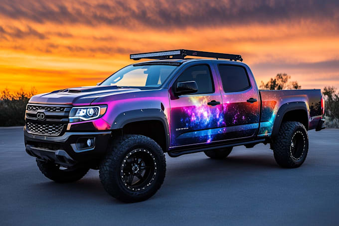 attractive car wrap design and vehicle wrap design