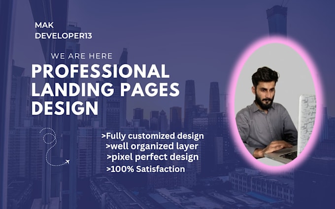 create professional landing page with elementor