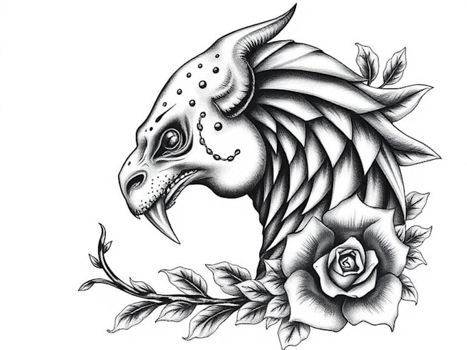 create custom and realism tattoo design
