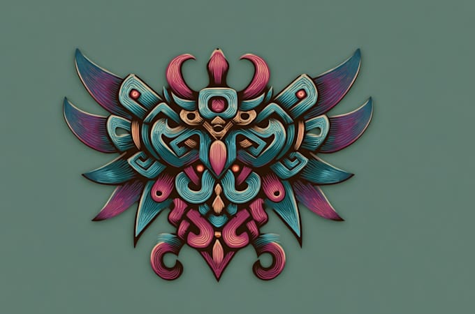 create a profesional tribal tattoo design