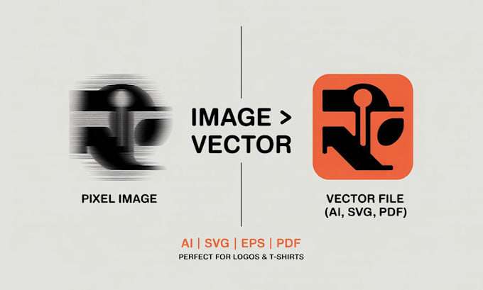 vector trace, redraw logo, recreate png to vector file