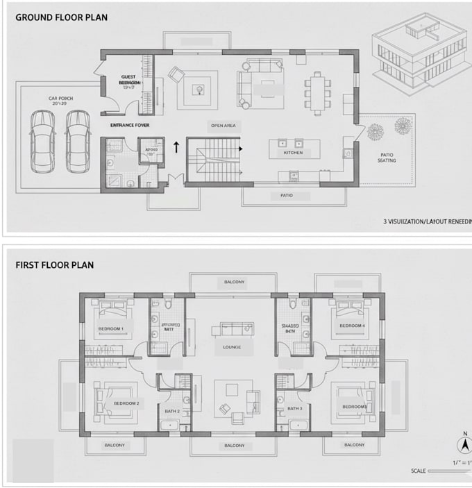 draw professional architectural 2d floor plans