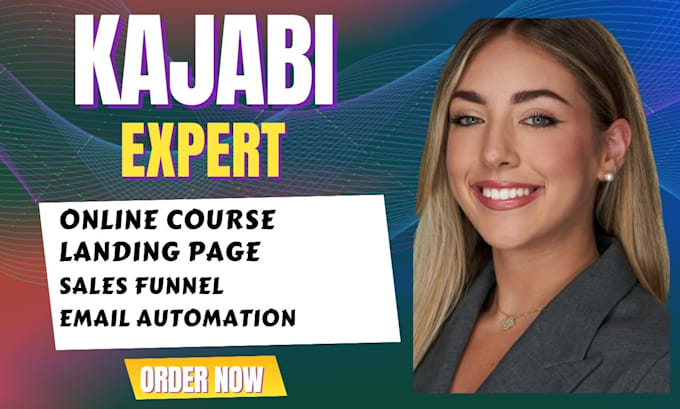 redesign kajabi website and build high converting landing pages