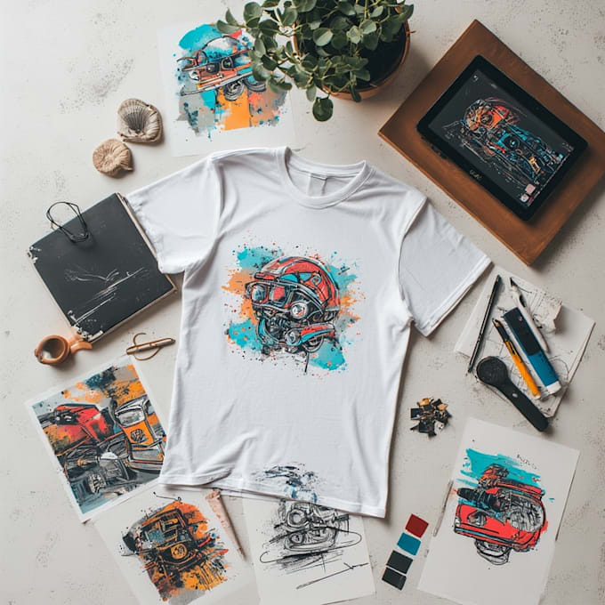 create unique and trendy tshirt designs for your brand