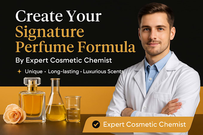 create professional perfume formulation, fragrance, and cologne formula