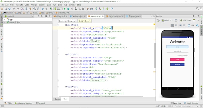create an android app for you