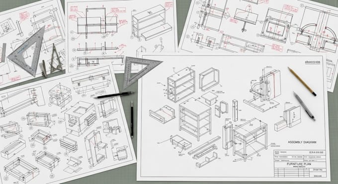 Detailed diy furniture blueprints and woodworking plans by ...