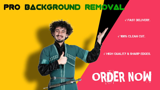 professionally remove the background from your photo