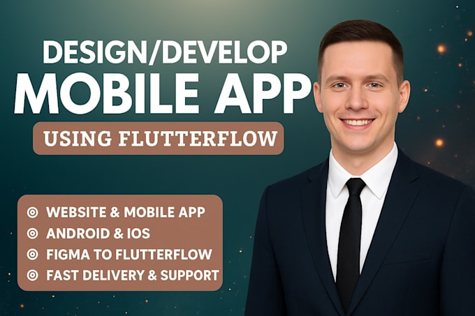 Be your flutterflow, flutterflow mobile app developer, app development ...
