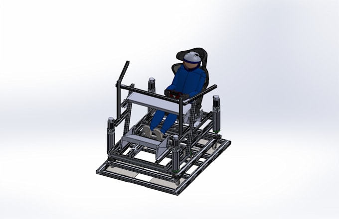create professional 3d mechanical cad modeling and motion simulator designs