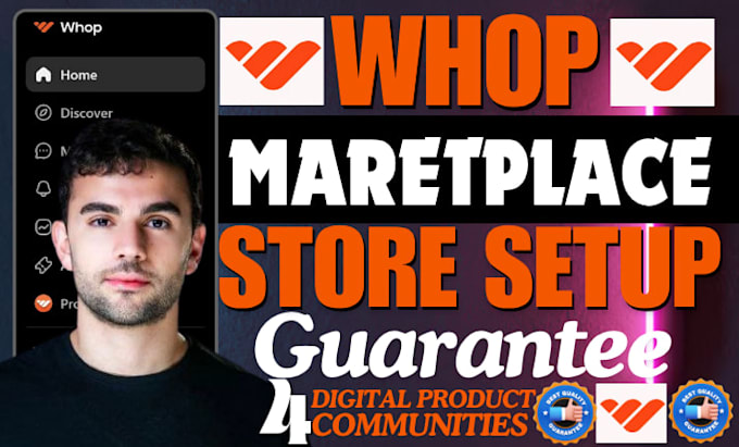 Create whop store setup whop marketplace for digital product and ...