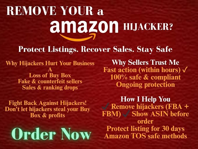 remove amazon hijacker from your product listing within hours