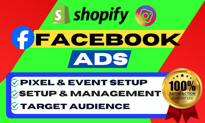 Set up shopify facebook pixel, fb ads campaign meta ads instagram ads ...