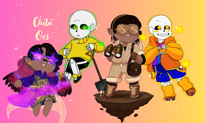 draw cute chibi characters for your ocs