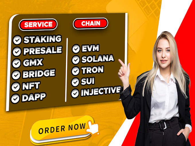 develop web3 dapp like staking, presale, pump fun and nft