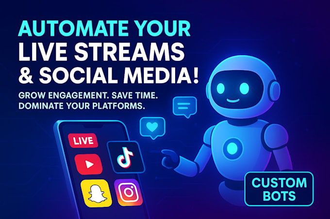 build automated threads bot youtube bot instagram bot tiktik api bot json API