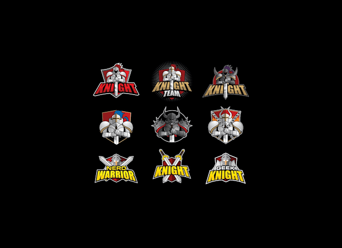 create professional and specially knight logo design