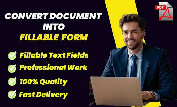 turn your PDF into a smart interactive fillable form