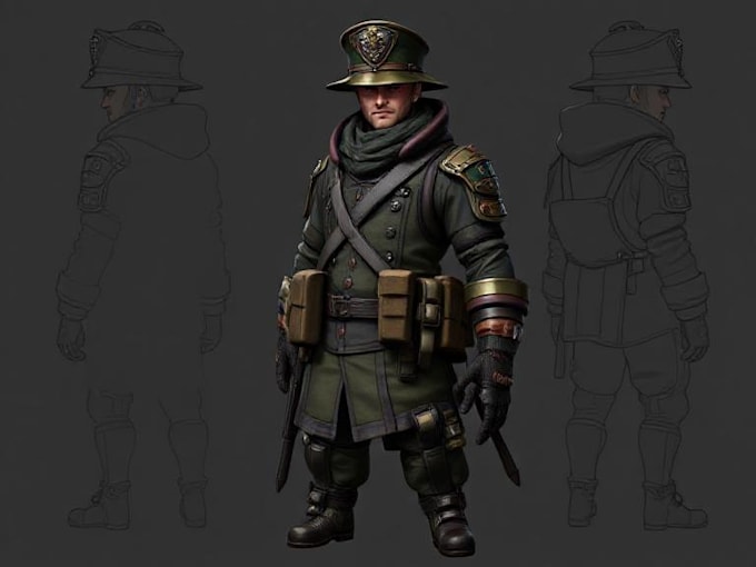 create military tactical character