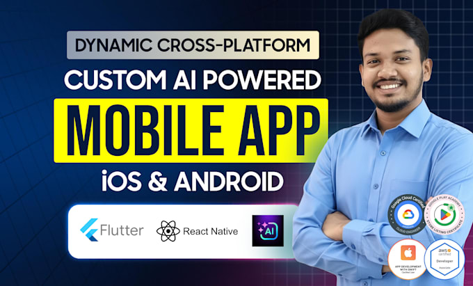 Build mobile app with ai agent and flutter cross platform by Mahmudul ...