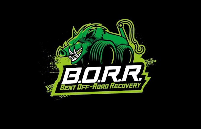 design bent off road recovery logo