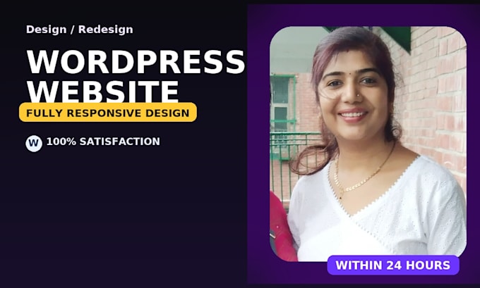 design a responsive HTML or wordpress website, pixel perfect and optimized