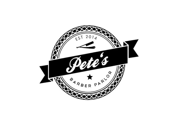 make essential necessary winning logo for a barber shop
