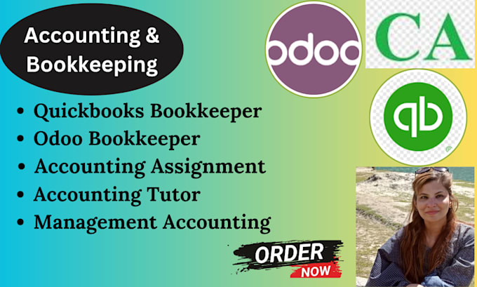 do bookkeeping, accounting on quickbooks and odoo